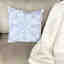 Laura Ashley Kissen Mila – 45x45 Cm, Blau, Besticktes Medaillon-Design, Mit Füllung